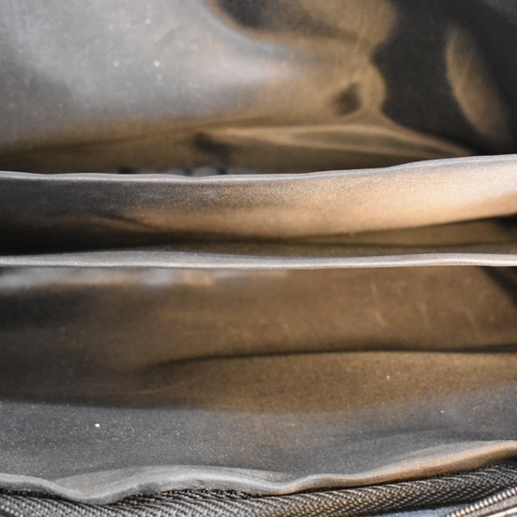 Unbranded Black Leather Computer Bag Briefcase - Picture 5 of 5